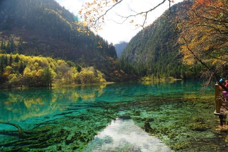 Удивительные природные достопримечательности Национального парка Цзючжайгоу или бирюзовые озера Китая
