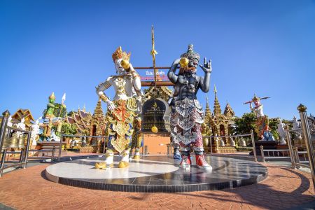 Необычный Храм Ада и Рая в Таиланде